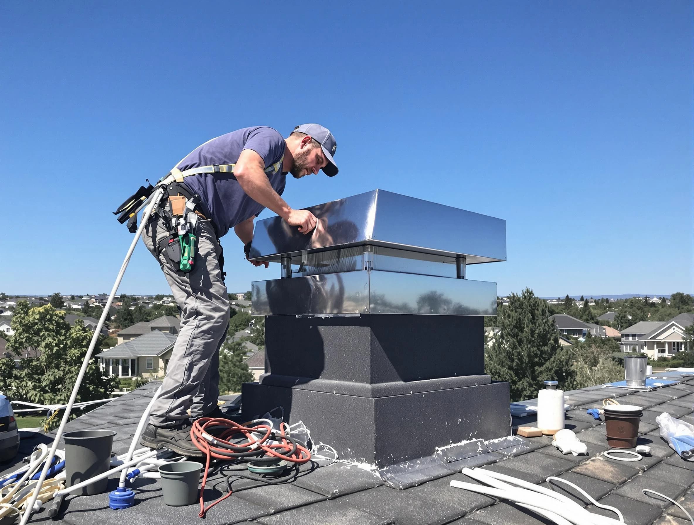 Chimney Cap Services service in Columbine, CO