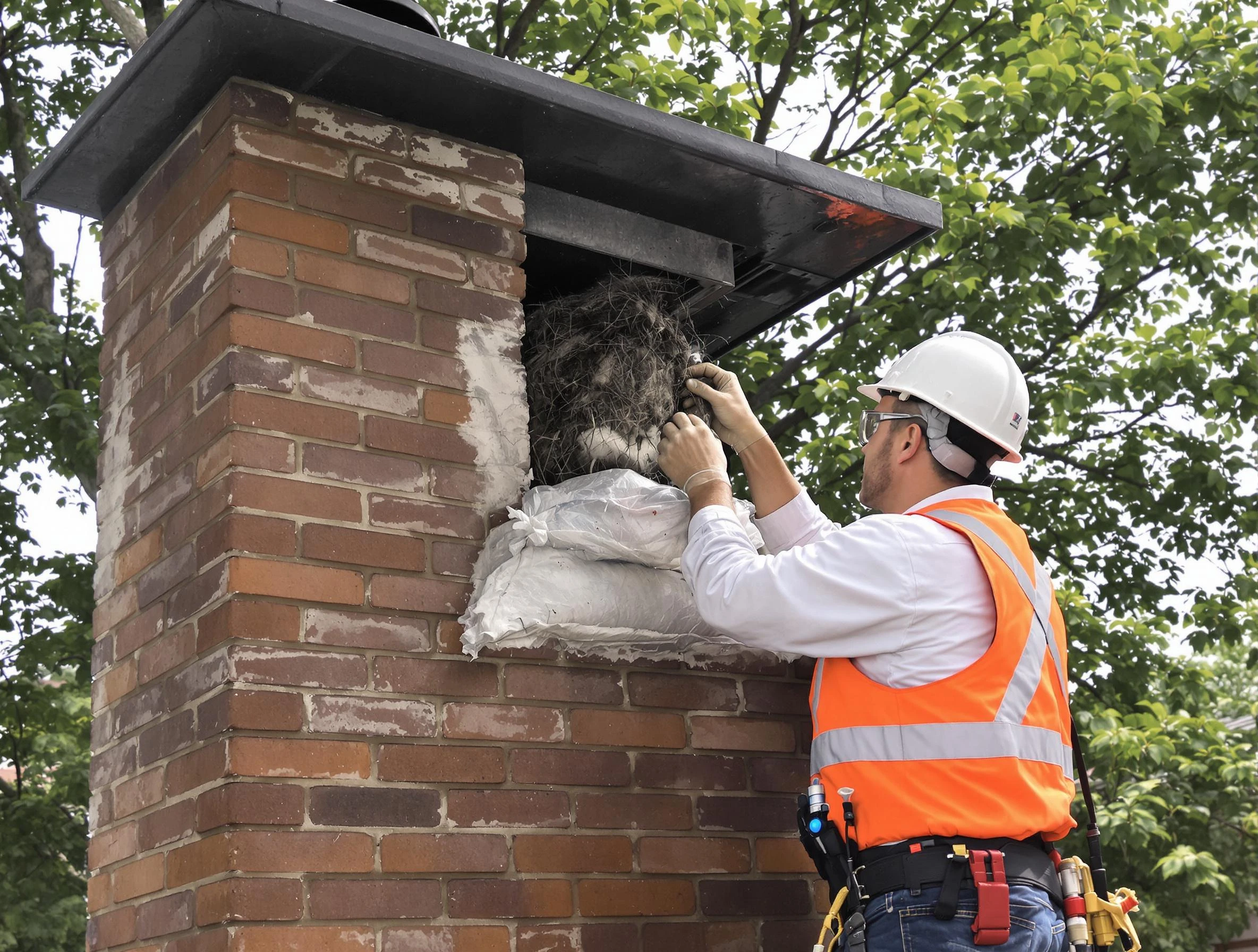Humane removal of debris and animals by Columbine Chimney Sweep in Columbine, CO