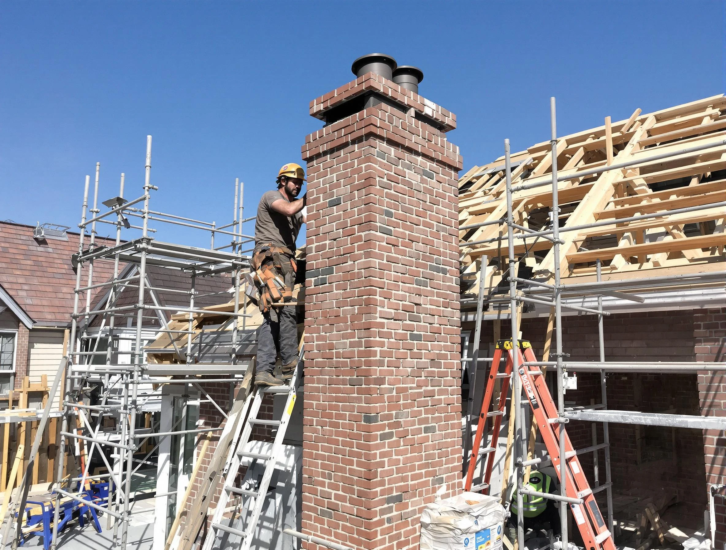 New chimney installation completed by Columbine Chimney Sweep in Columbine, CO