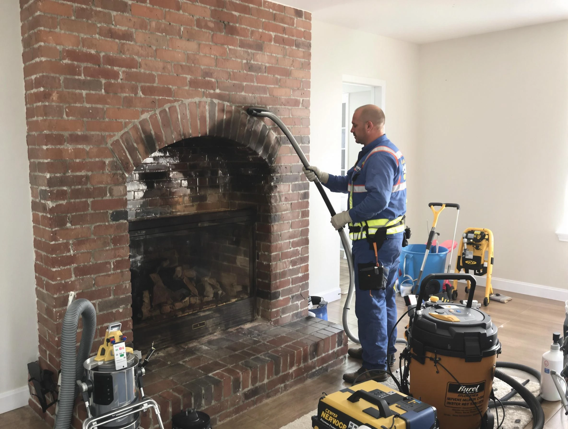 Columbine Chimney Sweep expert performing detailed chimney sweep in Columbine, CO
